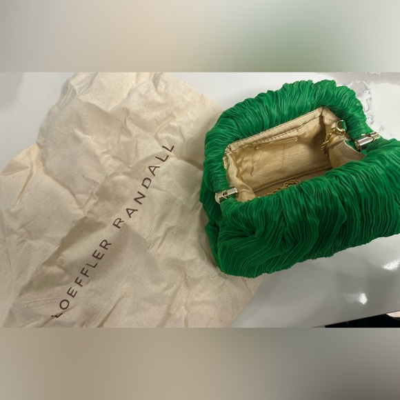 NWT never used Loeffler Randall clutch w strap - Picture 4 of 5